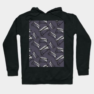 Vibraphone Player in the Music Rhythm Musician Practice Vibraphonist Pattern Hoodie